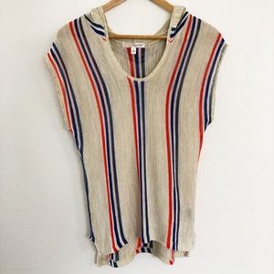 Sleeveless Hooded Top